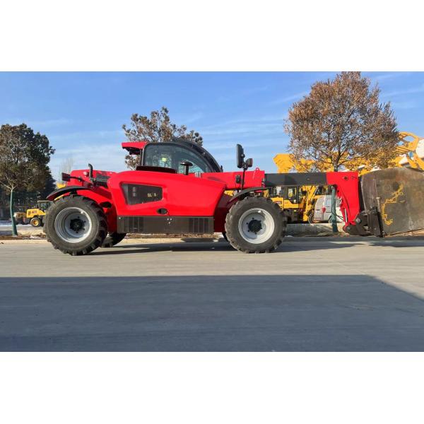 7Ton Articulating Telescopic Handler Forklift with Rotator and Diesel Power Source