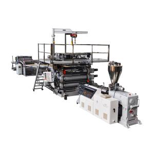 Wholesale SPC Floor Board Extrusion Line With Conic Twin Screw Extruder 95/192 Output 800k/h from china suppliers