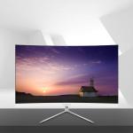 23.8 Inch Desktop LCD Curved Screen Computer Monitor With 178° Vertical Viewing