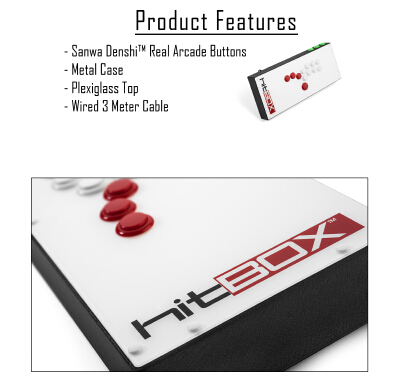 USB Wired Fighting Game Arcade Stick , P4 / Xbox 360 Arcade Fightstick