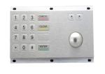 18 Short Profile Key Mechanical Numeric Keypad , Metal Numeric Keypad With Track