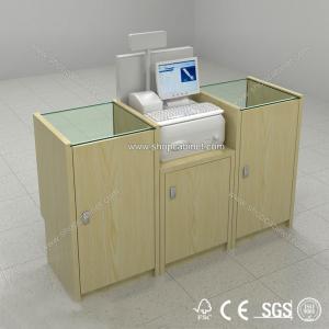 China supermarket checkout counter equipment,shop cashier counter for sale on sale