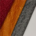 Washable Sofa Cloth Fabric Embossed Microfiber Fabric Modern Design