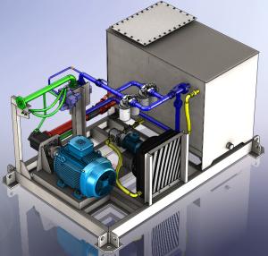China Professional Concentric Hydraulic Power Units With Low Noise Motor CE on sale