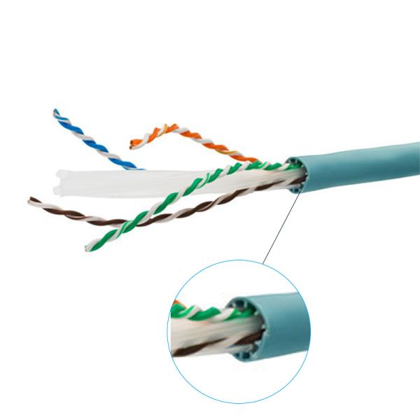 Frequency 1-250MHz UTP Network Cable 23AWG Twisted Pair Connector 0.58mm