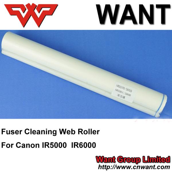 Copier Parts for Canon IR5000 IR6000 IR5020 IR6020 IR5570 IR6570 IR7200 IR8500 Fuser Cleaning Web Roller FY1-1157-000