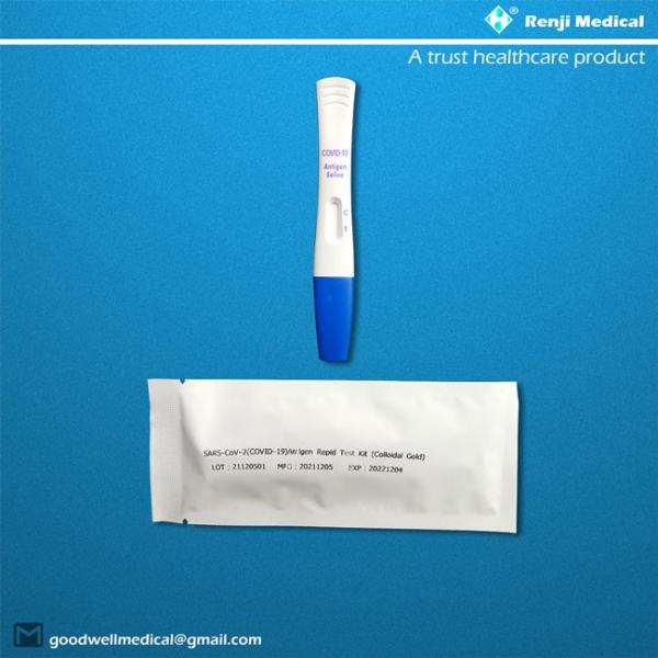 Home Rapid COVID 19 Testing Kit EO Sterilization SGS ISO13485 Certification