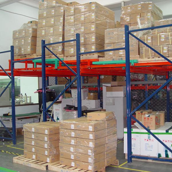 Warehouse Push Back Racking System Customized Pushback Racking System