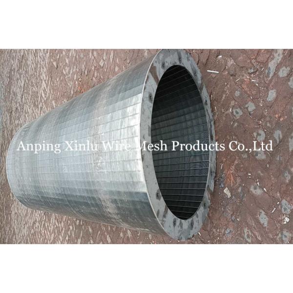 Wedge Wire Spiral Rotary Screen Drum Cylinder Rotary Trommel Screen For Pond Fish