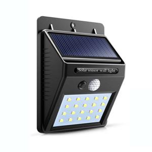 China 800mAh 200LMs Solar Powered 20 Led Motion Sensor Light Wireless Exterior Security on sale