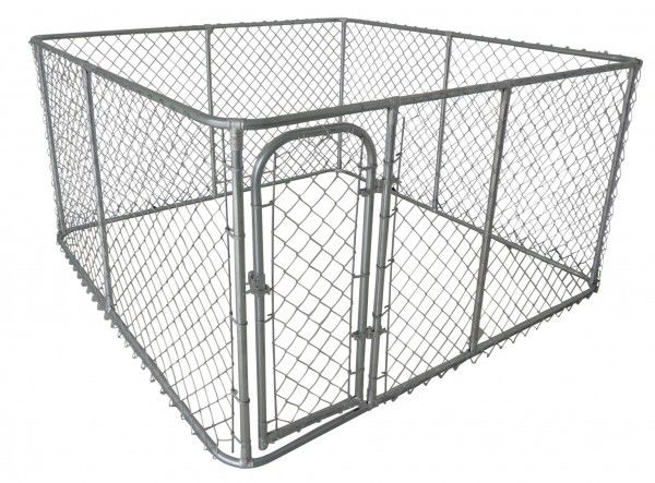 Chain Link Temporary Dog Fence 10FT X 10FT X 6FT/1830mm x 3050mm x 3050mm OD 32 pipes x 1.1mm dog fence
