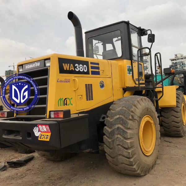 WA380-3 Komatsu Used Loader Low Fuel Consumption High Efficiency On Sale Now