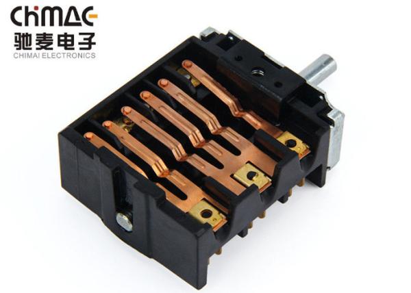 Quality High Temperture Selector Rotary Switch , Controller Rotary Fan Switch 250V 16A for sale
