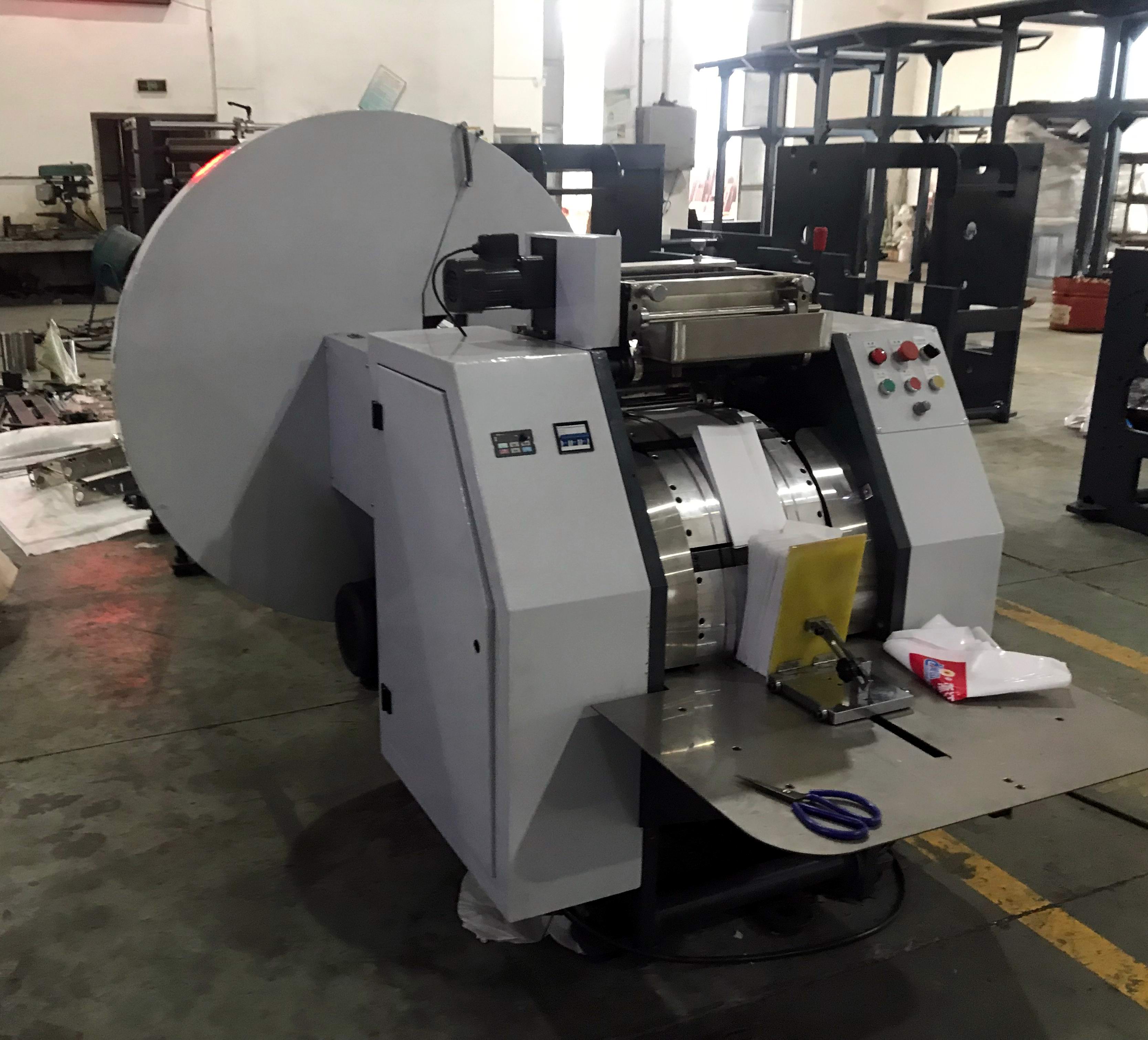 2019 new hotsale  mechanical type flat v bottom paper bag making machine