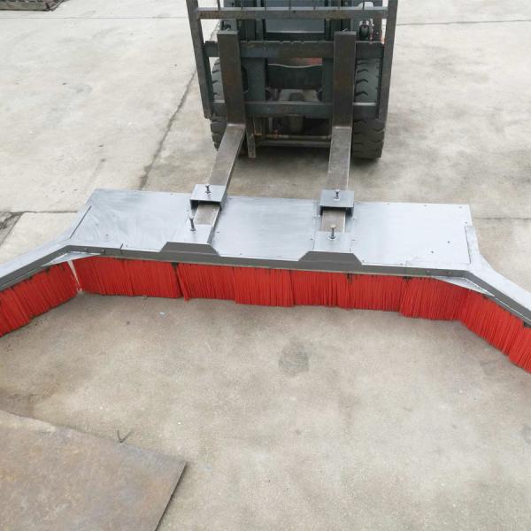 Adjustable Two Wings 2.4M Forklift Sweeper Attachment Broom