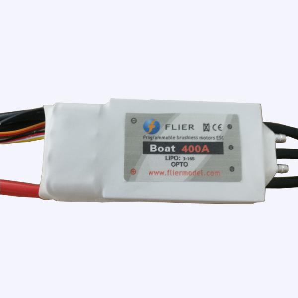 Durable Flier ESC Speed Controller , 16S 400A Brushless Rc Motor Controller White