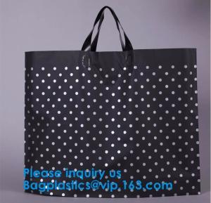 China Eco Friendly Green Pack Solf Loop Plastic Bags/ Cheap Flexiloop Bags/ Soft Loop Handle Biodegradable Bags on sale