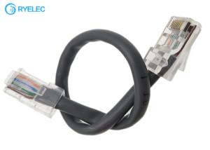 China No Strain Relief Custom Cable Assemblies RJ45 Plug Ethernet Patch Founded 5mm on sale