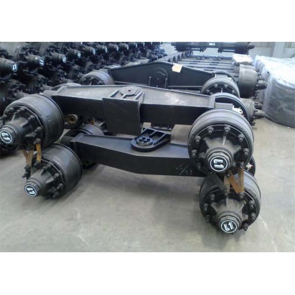 low bed trailer with rigid suspension