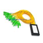 SC APC 1×32 FTTX Optical Fiber Splitter ABS Module Type Low PDL