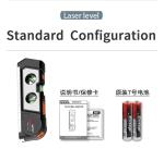 Laser Level Meter Tape Measure Straightedge Bubble Meter with Three different