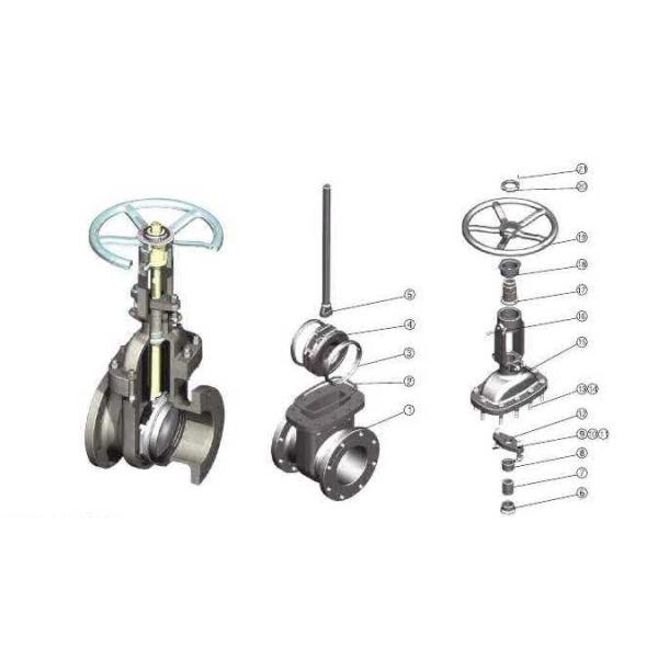 API 24 Inch 600LB Cast Steel Gate Valve Flange Type Stellite Facing Gear Operated