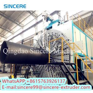 China PE HDPE Hollow Wall Spiral Pipe Fabrication Machinery on sale