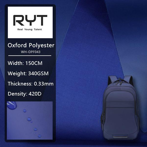 Quality 420D 100% Polyester Customizable Fabric For Backpack Luggage And Other Item for sale