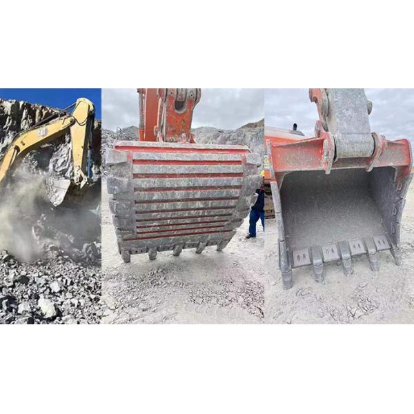 1 Cbm 1 Ton Excavator Rock Bucket In Mining Work