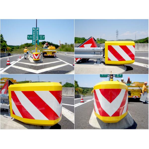 Fork Road Anti Collision Highway Crash Attenuator Aluminum Alloy