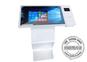 China Thermal Printer QR Code Scanner Touch Screen Kiosk Podium 43 on sale