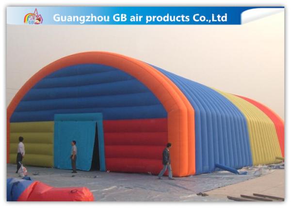 Quality Giant Inflatable Party Tent Inflatable Structure Multi Color , 18*10m for sale