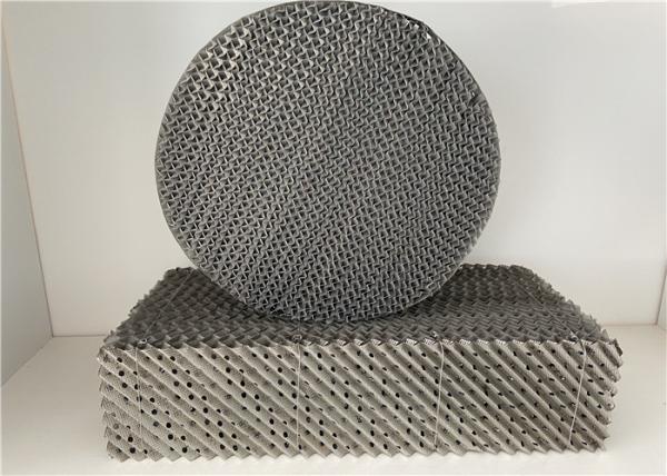 Quality Knitted Wire Mesh Packing In Distillation Column , Structured Packing Column 500Y for sale