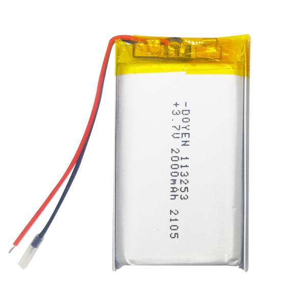 Quality 2000mah Lithium Ion Polymer LiPo 3.7 V Battery Pack Rechargeable for sale