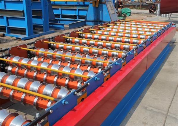 Jk 800 Corrugated Roll Forming Machine / Steel Sheet Roll Forming Machine