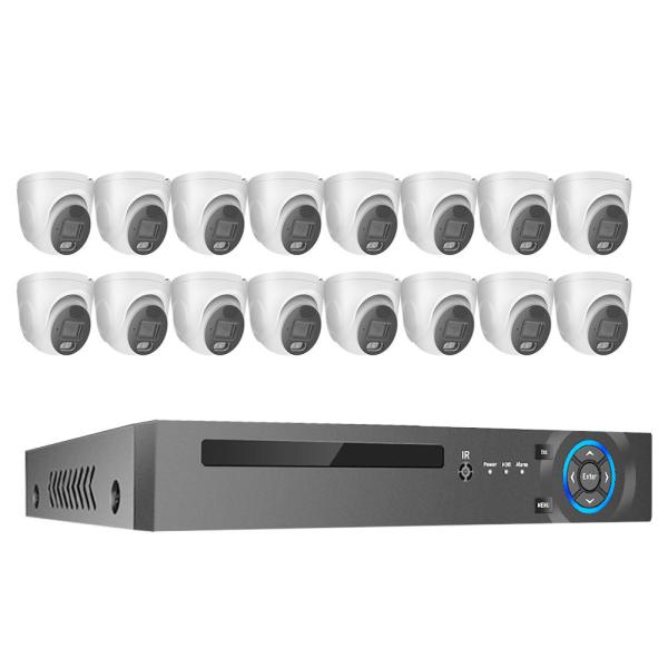 4K 16Channel 8MP Outdoor Home Camera Security System PoE NVR Kit Cctv Ip Cameras Surveillance Security Camera System