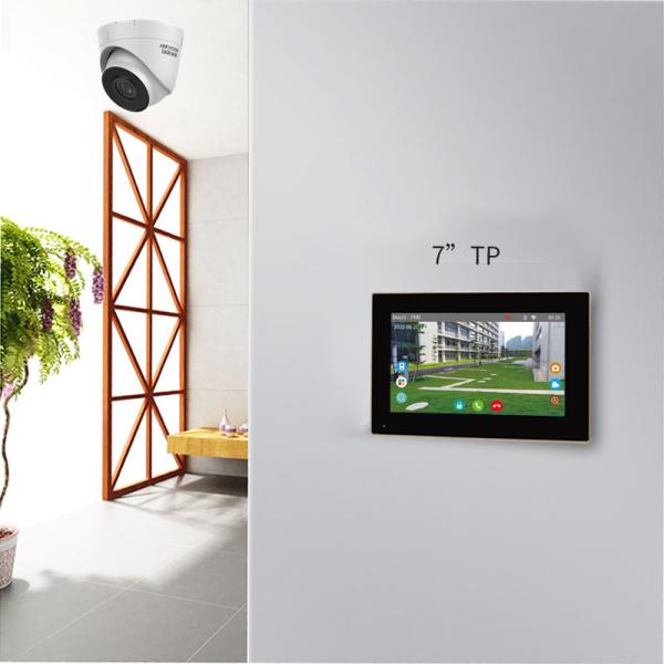 166° Angle View All Black/Silver WIFI Video Doorbell 8 Month Stand by H.264 Coded Format