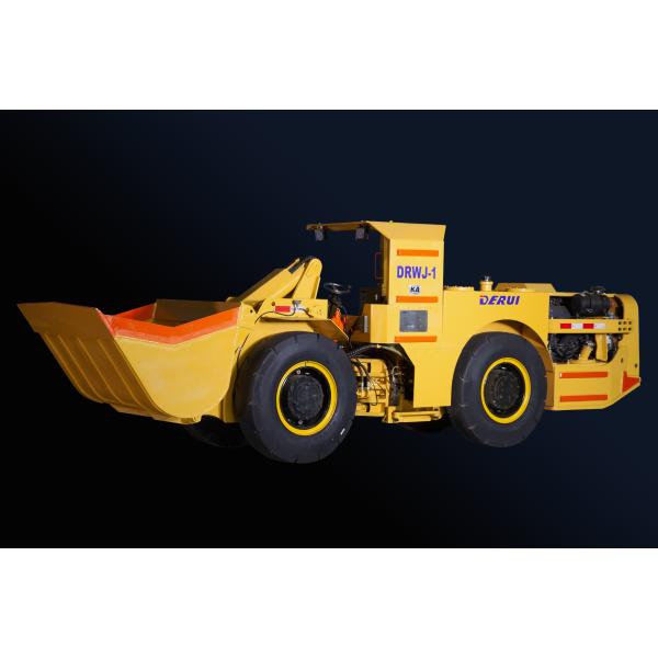 Yellow color LHD Mining Machine Customized Underground Front End Loader 1 cube bucket