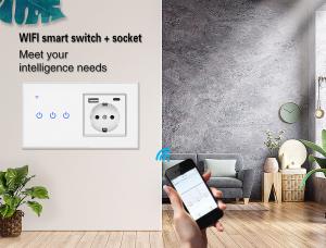 Wholesale USB TypeC Switch Socket Combination 280g/Pcs Smart Home Switch And Socket from china suppliers