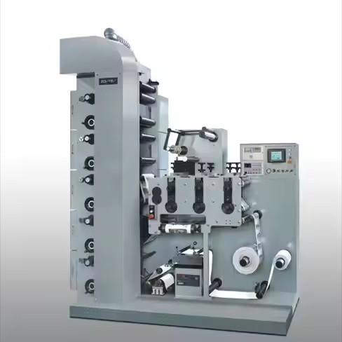 Quality Automatic Label High Speed Flexo Printing Machine With Lamination Station Box Printing Machine for sale