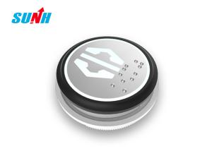 Wholesale Round Elevator Push Button 4 Lines Connection With Brailler DC 24V / 12V from china suppliers