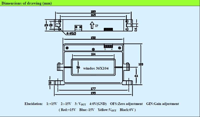 Small Size Industrial Open Loop Current Sensor For Server System / Speed Drive