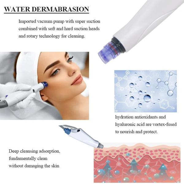 CE Approval Oxygen Jet Peel Machine , 9 In 1 Microdermabrasion Wrinkle Removal Skin Whitening