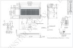 20*4 FSTN Monochrome I2C Wide Temperature LCD Module Winstar Replacement