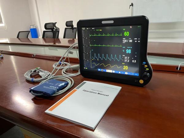 Quality Modular ICU Heart Rate Monitor , Patient Monitor Multiparameter 15 Inch for sale