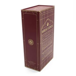 Eco Friendly Custom Wine Boxes Cardboard For Alcohol Whiskey Packaging ODM
