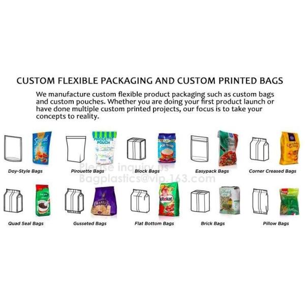 BIODEGRADABLE SUP POUCH CHOCOLATE/ ENERGY BAR PACKING MMJ CLEAR 3-SIDED SEAL WITH ZIPPER & EURO SLOT ULTRA CLEAR STAND U