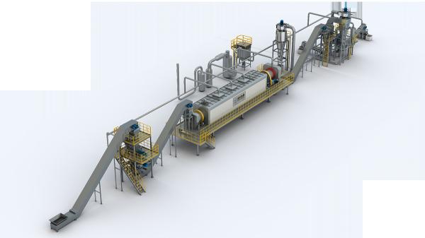 Quality Practical Stable Waste Tire Recycling System Multi Function High Efficiency for sale
