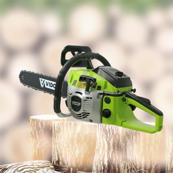 Quality 2 Stroke Engine 25/1 45cc Gasoline Chain Saw，be used for green pruning, forestry harvesting, timber cutting for sale