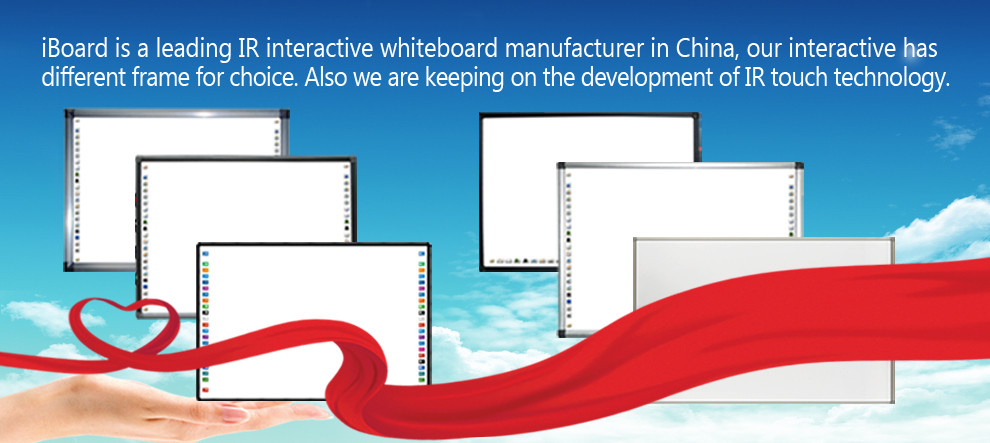 32768 X 32768 Touch Resolution Interactive Touchscreen Projector Use IR Touch Interactive Whiteboard